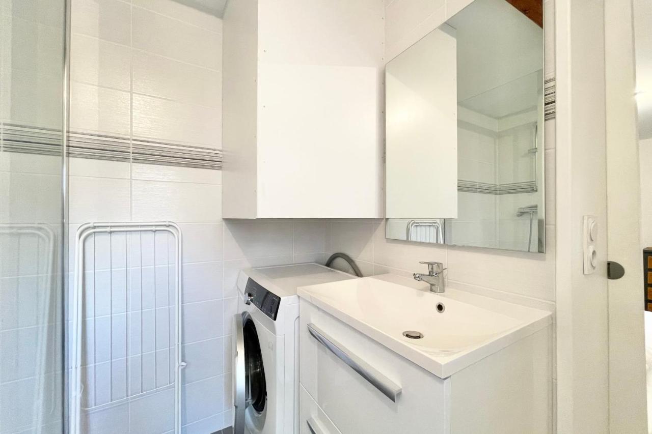 #Cf In White&Gray Center Leilighet Grenoble Eksteriør bilde